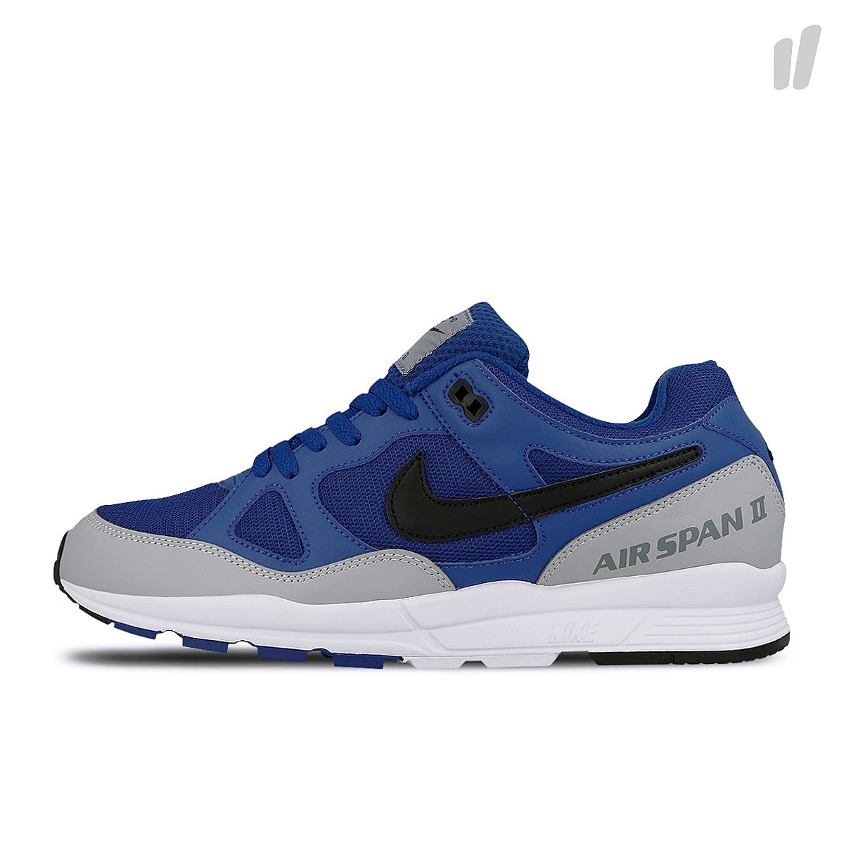 Nike air span ii Gym Blue-Black - Wolf Grey - Cool Grey Sneakers AH8047 402 | Overkill