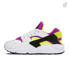 Nike air huarache run 91 qs White-Black - Neon Yellow - Magenta Low Top Sneakers AH8049 101 | Overkill