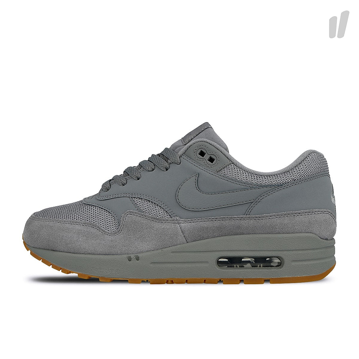 Nike air max 1 Cool Grey-Cool Grey - Cool Grey Low Top Sneakers AH8145 005 | Overkill