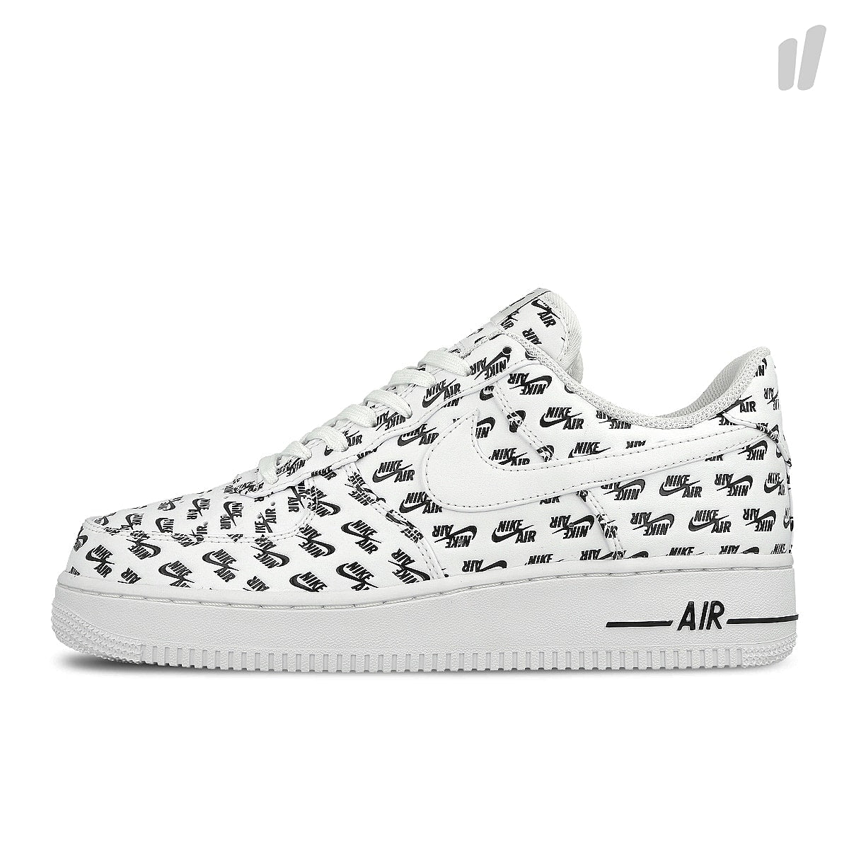 Nike air force 1 `07 qs White / White / Black Low Top Sneakers AH8462 100 | Overkill