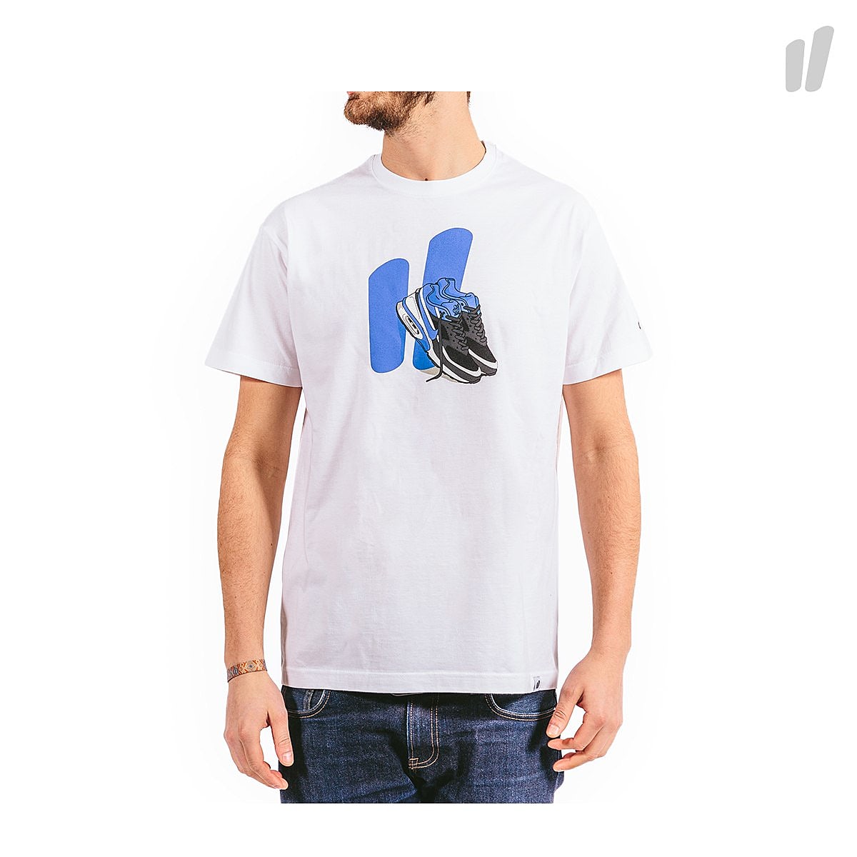 Need More Overkill x Need More Air BW T-Shirt White T-Shirts 19521 | Overkill