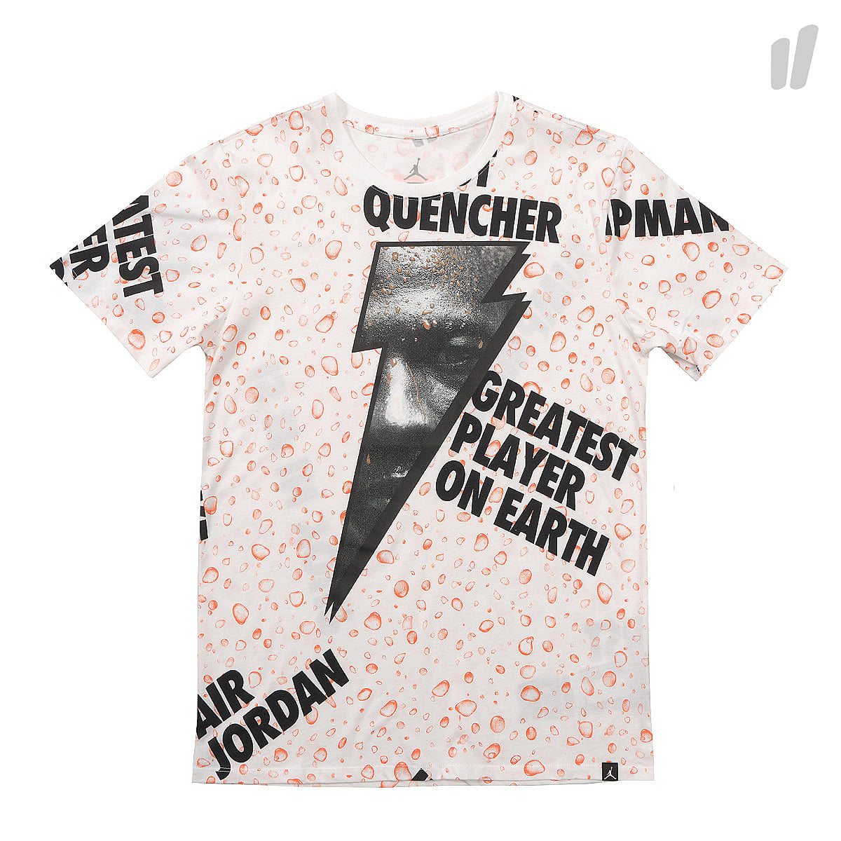 Jordan Air Jordan Sportswear Like Mike Allover Print Tee White T-Shirts AJ1165 100 | Overkill