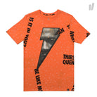 Jordan Air Jordan Like Mike Allover Print Tee Safety Orange / White T-Shirts AJ1165 819 | Overkill