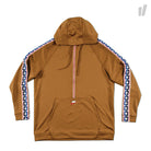 Nike NSW Taped Half Zip Hooded Poly Ale Brown / Gym Red / Sail Hoodies AJ2296 234 | Overkill