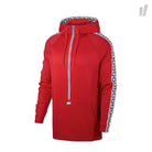 Nike NSW Taped Half Zip Hooded Poly University Red / Gym Blue / Sail Hoodies AJ2296 657 | Overkill