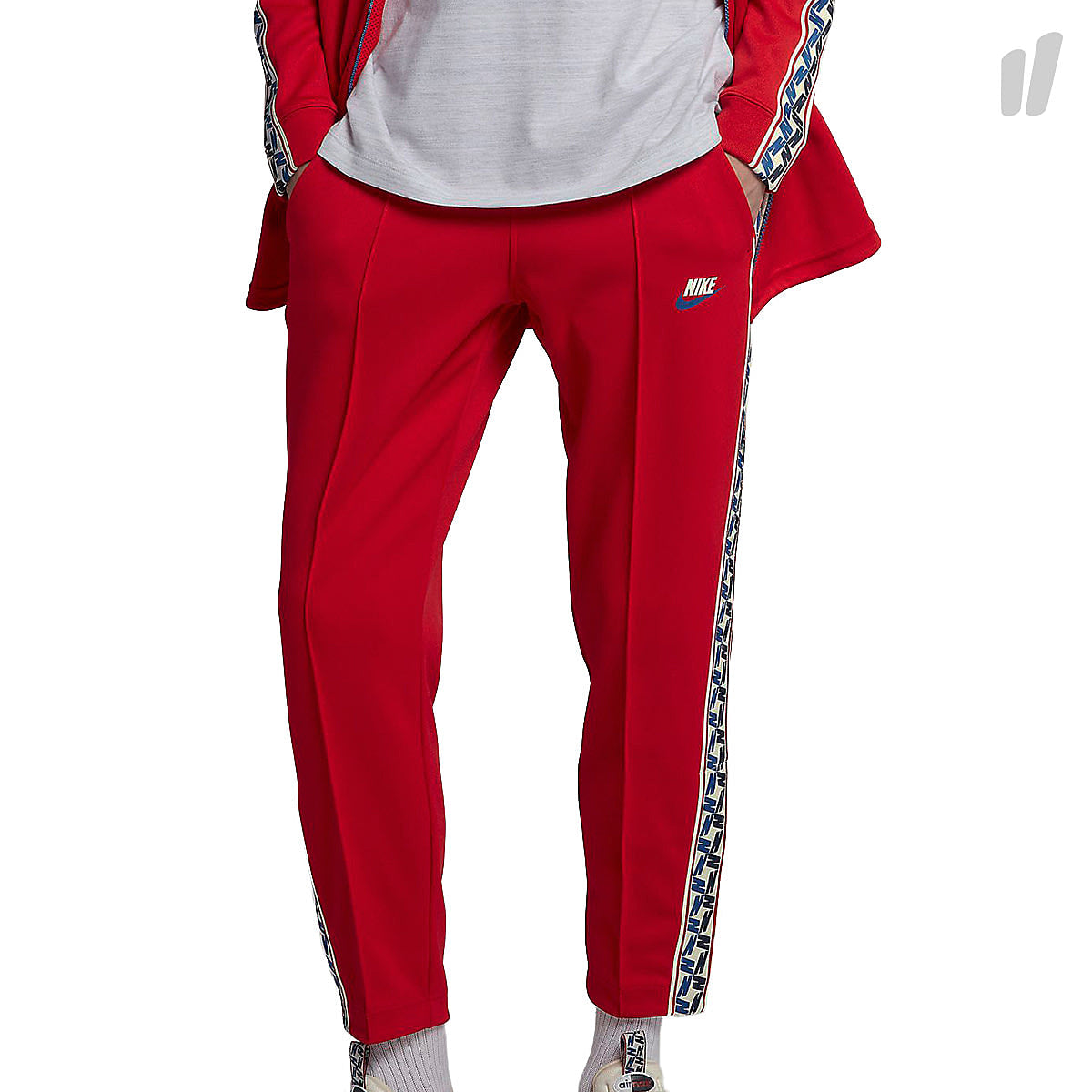Nike Taped Poly Pant University Red / Sail Sweat & Track Pants AJ2297 657 | Overkill