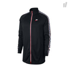 Nike NSW Taped Track Jacket Poly Black / Gym Red / Sail Track Jackets AJ2681 010 | Overkill