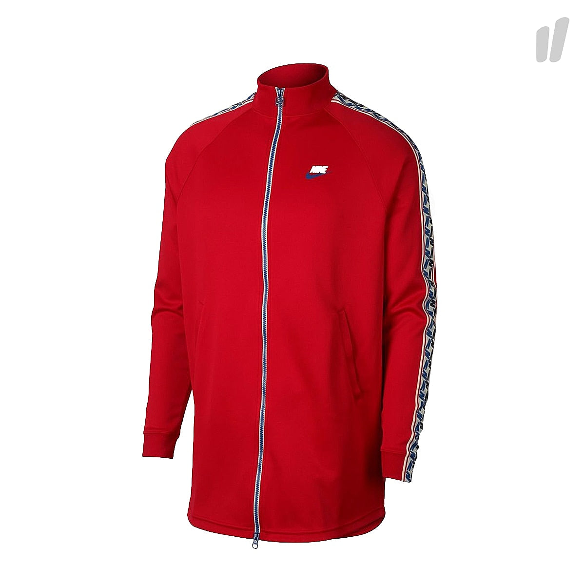 Nike NSW Taped Track Jacket Poly University Red / Gym Blue / Sail Track Jackets AJ2681 657 | Overkill