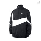 Nike Swoosh Woven Halfzip Jacket Black / White / White Jackets AJ2696 010 | Overkill