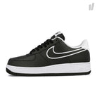 Nike air force 1 `07 leather Black-White Low Top Sneakers AJ7280 001 | Overkill