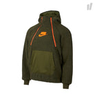 Nike Wmns Sportswear Sherpa Pullover Hoodie Olive Canvas / Olive Canvas / Cone / Cone Hoodies AJ7284 395 | Overkill