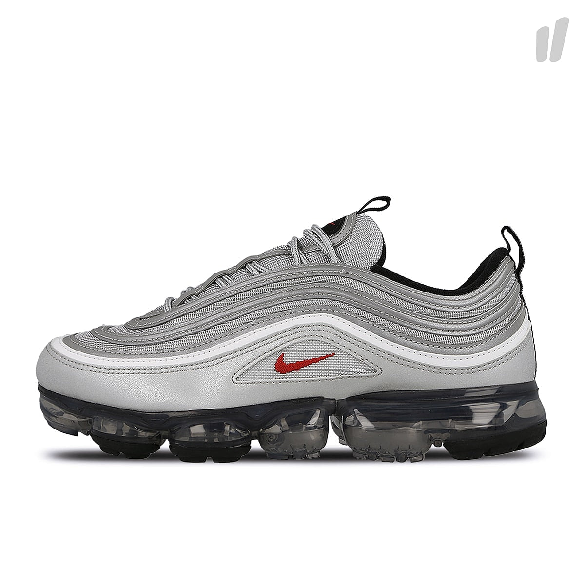 Nike air vapormax `97 Metallic Silver-Varsity Red - White - Black Sneakers AJ7291 002 | Overkill