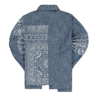 Li-Ning Washed Denim Jacket Hometown Blue / Blue Background / White Flower Jackets Material | Overkill