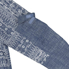 Li-Ning Washed Denim Jacket Hometown Blue / Blue Background / White Flower Jackets Detail view 1 | Overkill