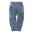 Li-Ning Washed Denim Pants Hometown Blue / Blue Background / White Flower Jeans Material | Overkill