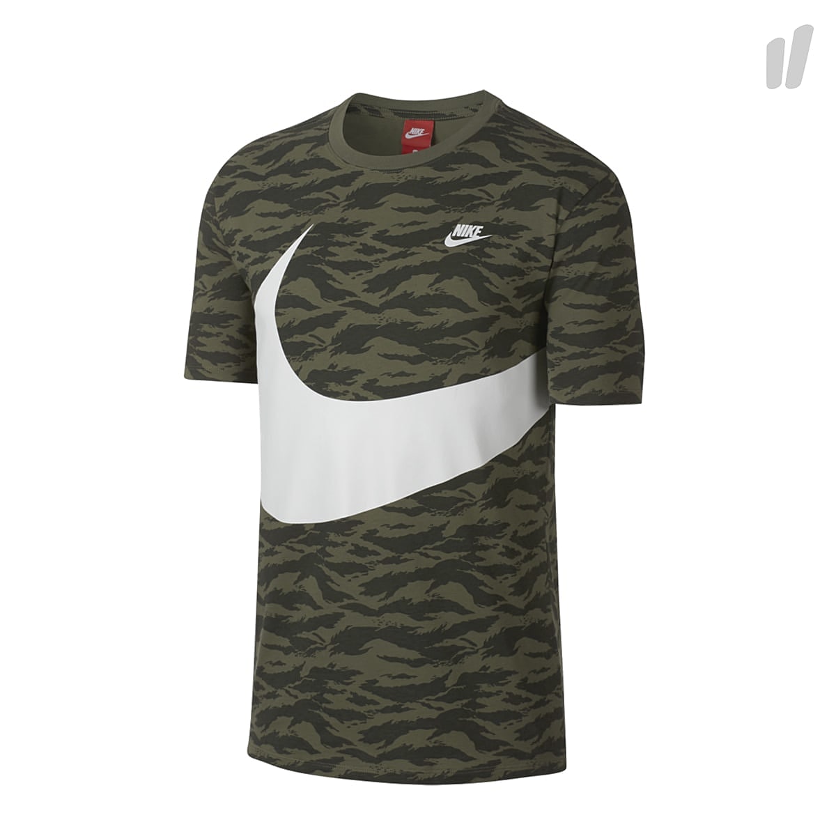 Nike Sportswear Tee Medium Olive / White / White T-Shirts AO0861 222 | Overkill
