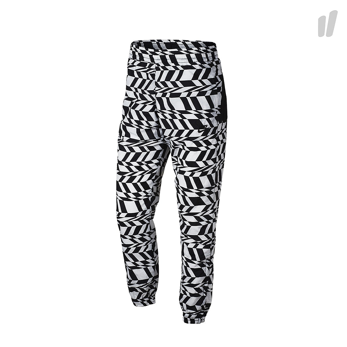 Nike Printed Swoosh Woven Pant White / Black / Black Sweat & Track Pants AO0863 100 | Overkill