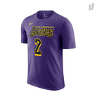 Nike NBA La Lakers NK Dry Tee Court Purple / Ball Lonzo T-Shirts AO0895 547 | Overkill