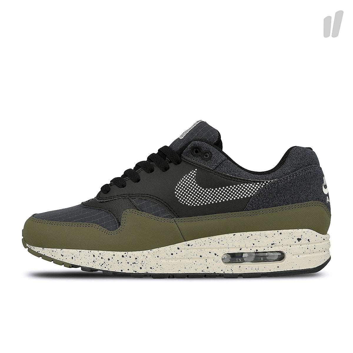 Nike air max 1 se Medium Olive-Light Cream - Black Low Top Sneakers AO1021 200 | Overkill