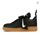 Nike air force 1 utility Black-White - Gum Med Brown Low Top Sneakers AO1531 002 | Overkill