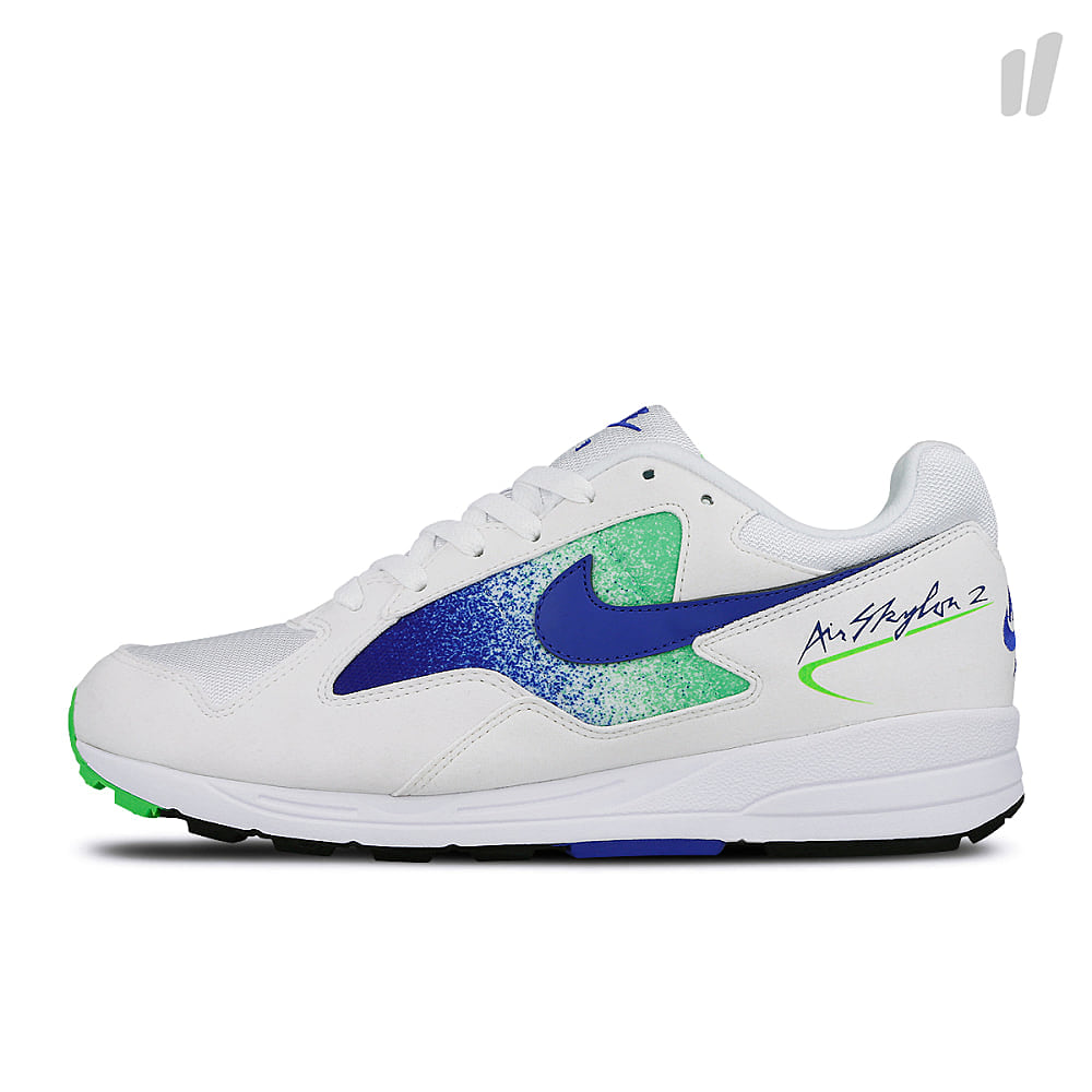 Nike air skylon ii White-Hyper Royal - Green Strike Low Top Sneakers AO1551 107 | Overkill