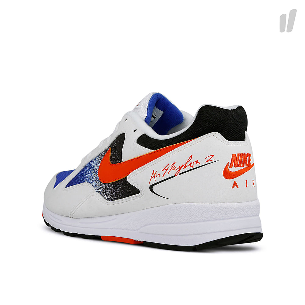 Nike air skylon ii White-Team Orange - Hyper Royal - Black Low Top Sneakers  Material | Overkill