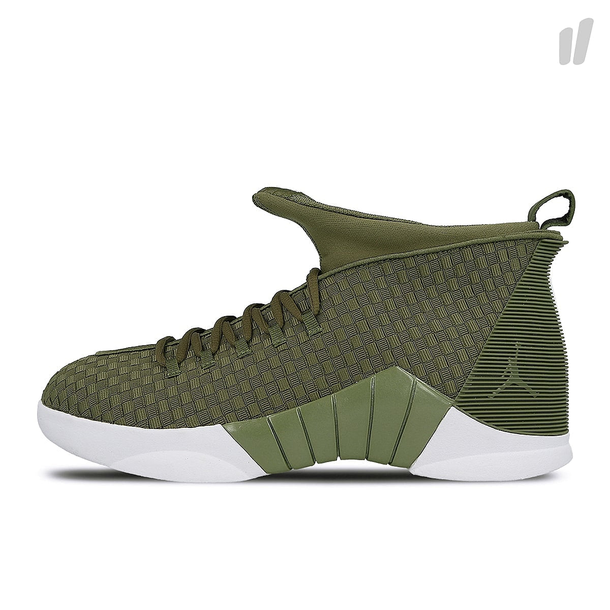 Jordan Air Jordan 15 Retro Woven PSNY Medium Olive-Medium Olive - Sail Sneakers AO2568 200 | Overkill