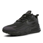 Nike air max 270 react Black-Oil Grey - Oil Grey - Black Low Top Sneakers  Close Up | Overkill