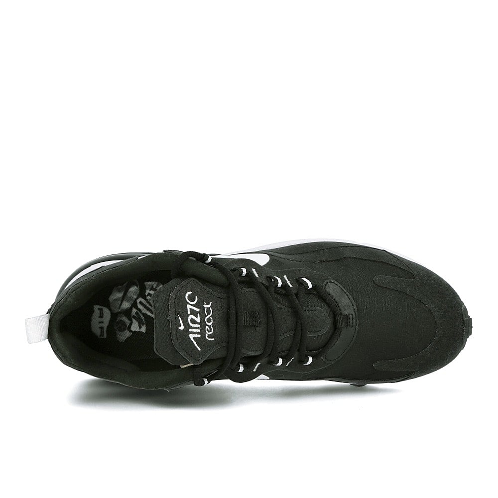 Nike air max 270 react Black-White-Black Low Top Sneakers  Detailfoto | Overkill