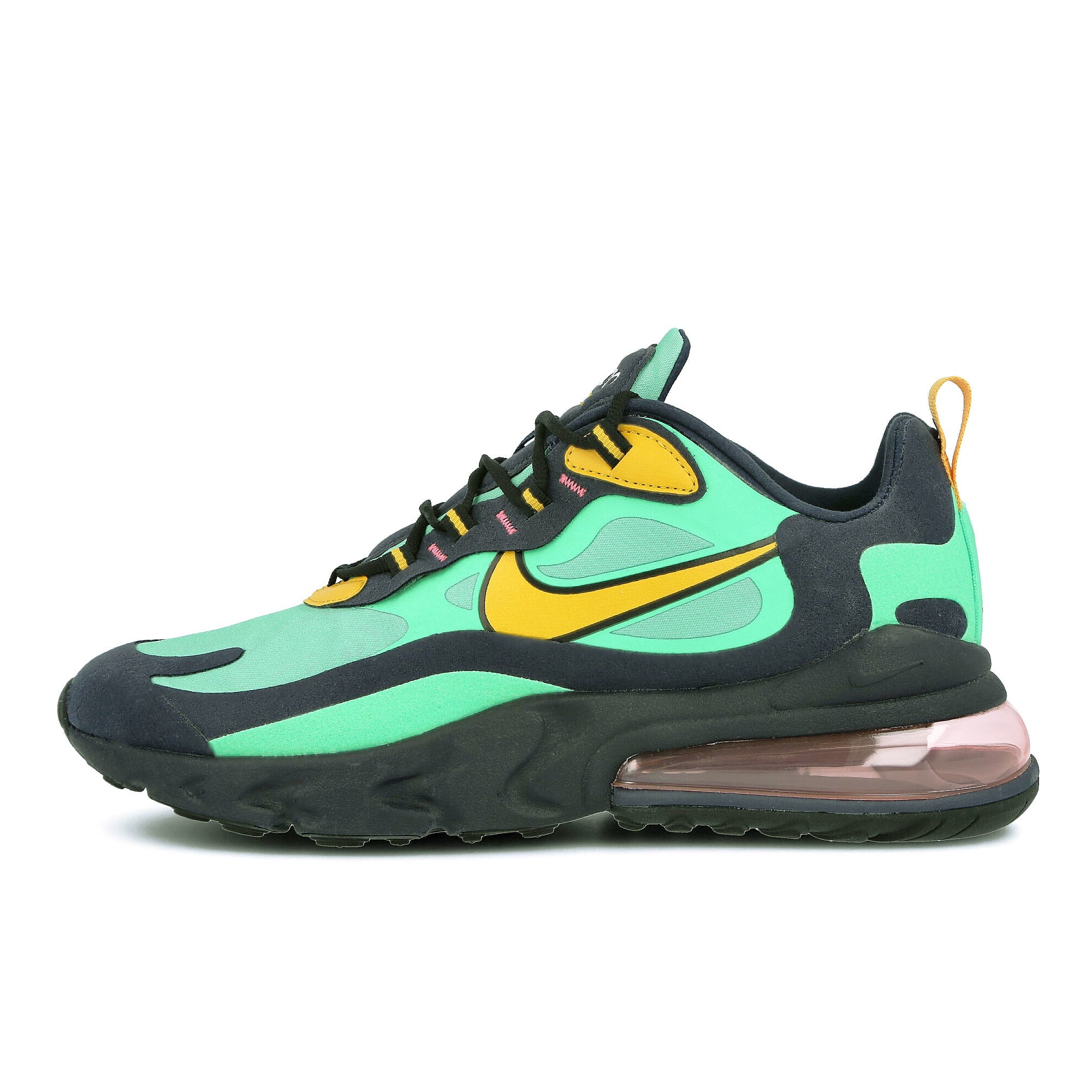Nike air max 270 react Electro Green-Yellow Ochre - Obsidian Low Top Sneakers AO4971 300 | Overkill