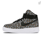 Nike wmns air force 1 high lx Black-Black - White - Total Orange High Top Sneakers AO5138 001 | Overkill