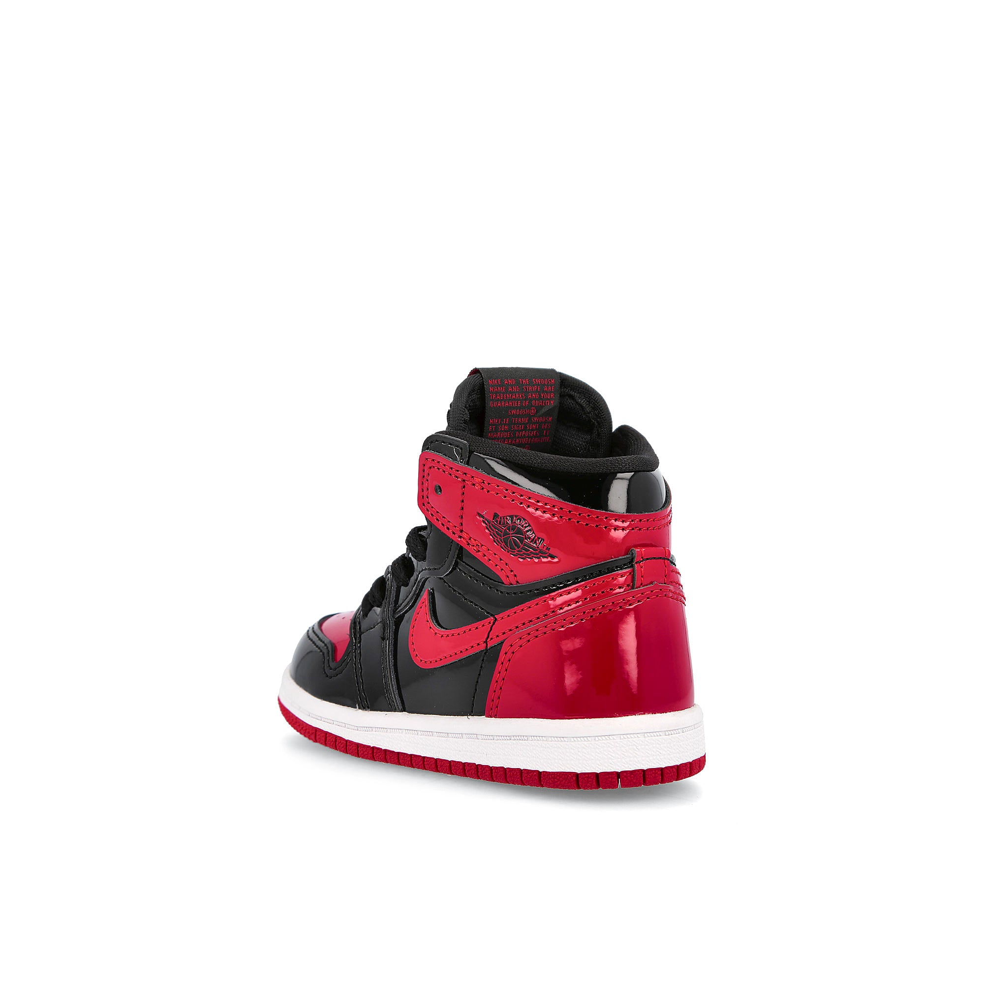 Jordan Air Jordan 1 Retro High OG TD Black / Varsity Red - White  Close-up | Overkill