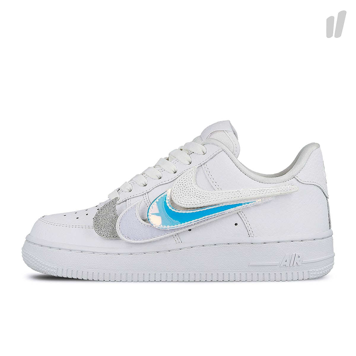 Nike wmns air force 1-100 White / White - White Low Top Sneakers AQ3621 111 | Overkill