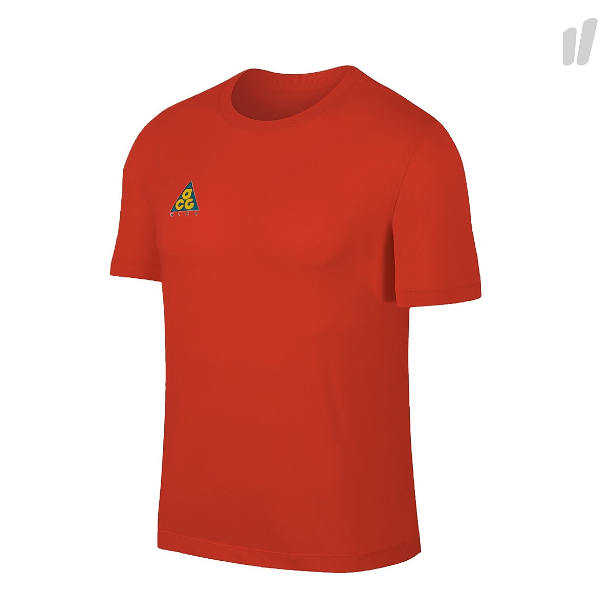 Nike Sportswear ACG Tee Habanero Red / Bright Citron T-Shirts AQ3951 634 | Overkill