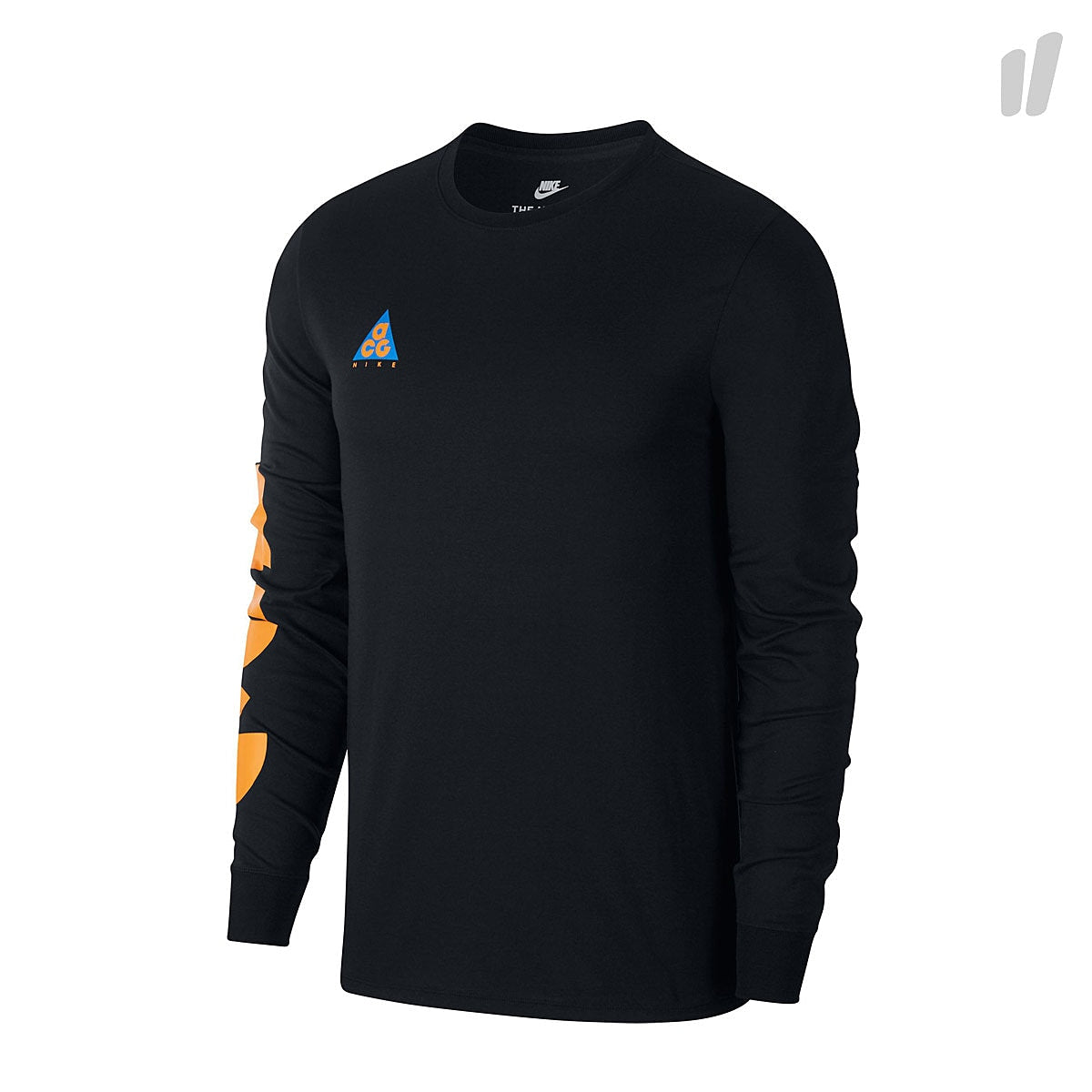 Nike ACG Longsleeve Tee Black / Bright Mandarin Longsleeves AQ3953 010 | Overkill