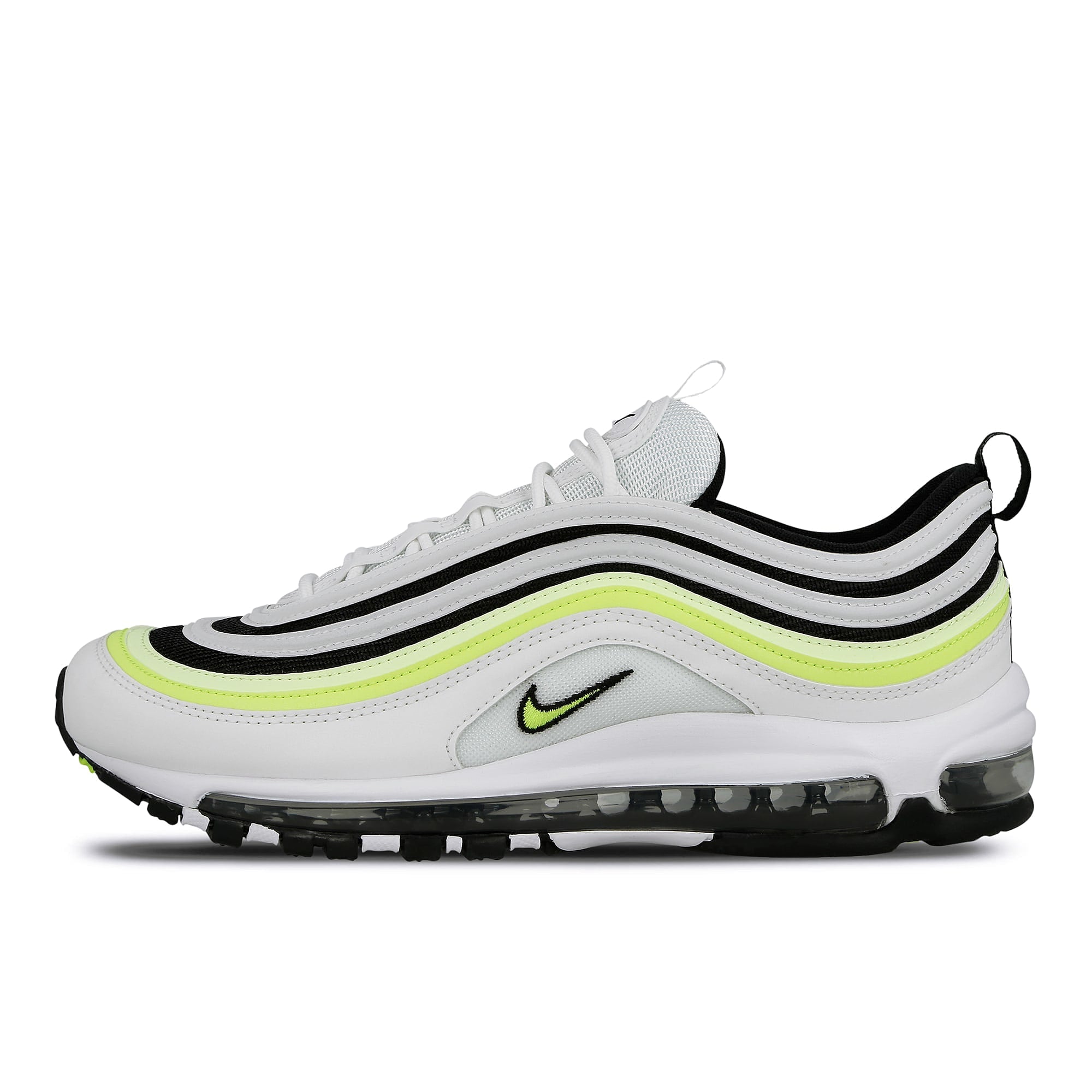 Nike air max 97 se White-Volt - Barely Volt - Black Sneakers AQ4126 101 | Overkill