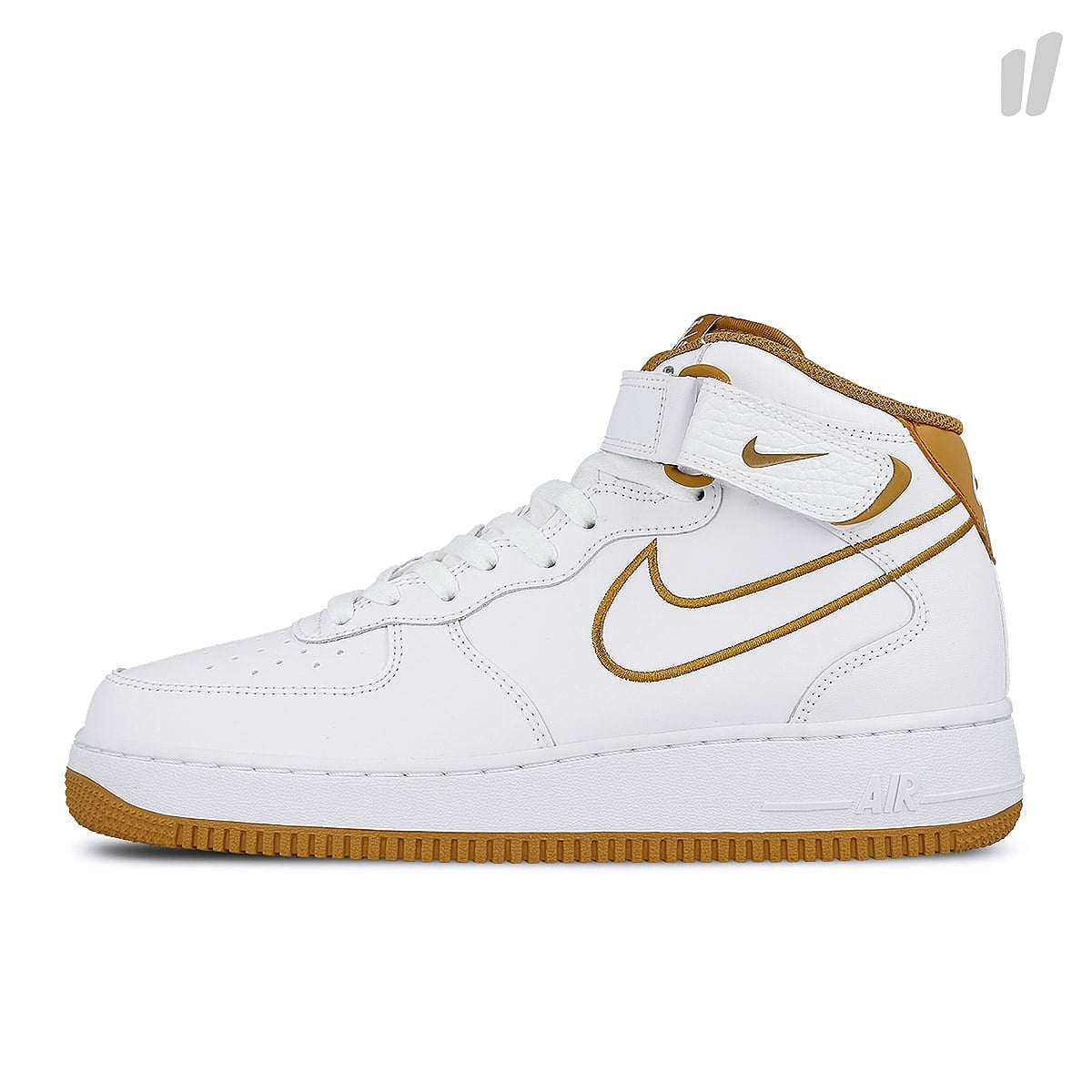 Nike air force 1 mid `07 leather White-Muted Bronze Mid Top Sneakers AQ8650 101 | Overkill