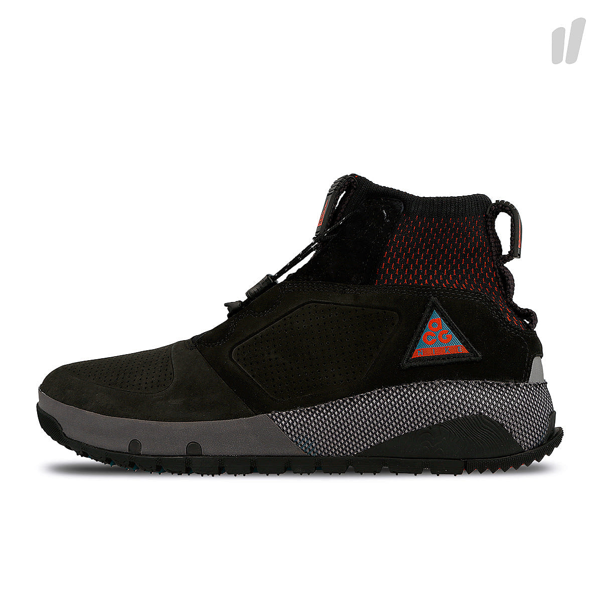 Nike acg ruckel ridge Black-Black - Geode Tail - Habanero Red Mid Top Sneakers AQ9333 002 | Overkill