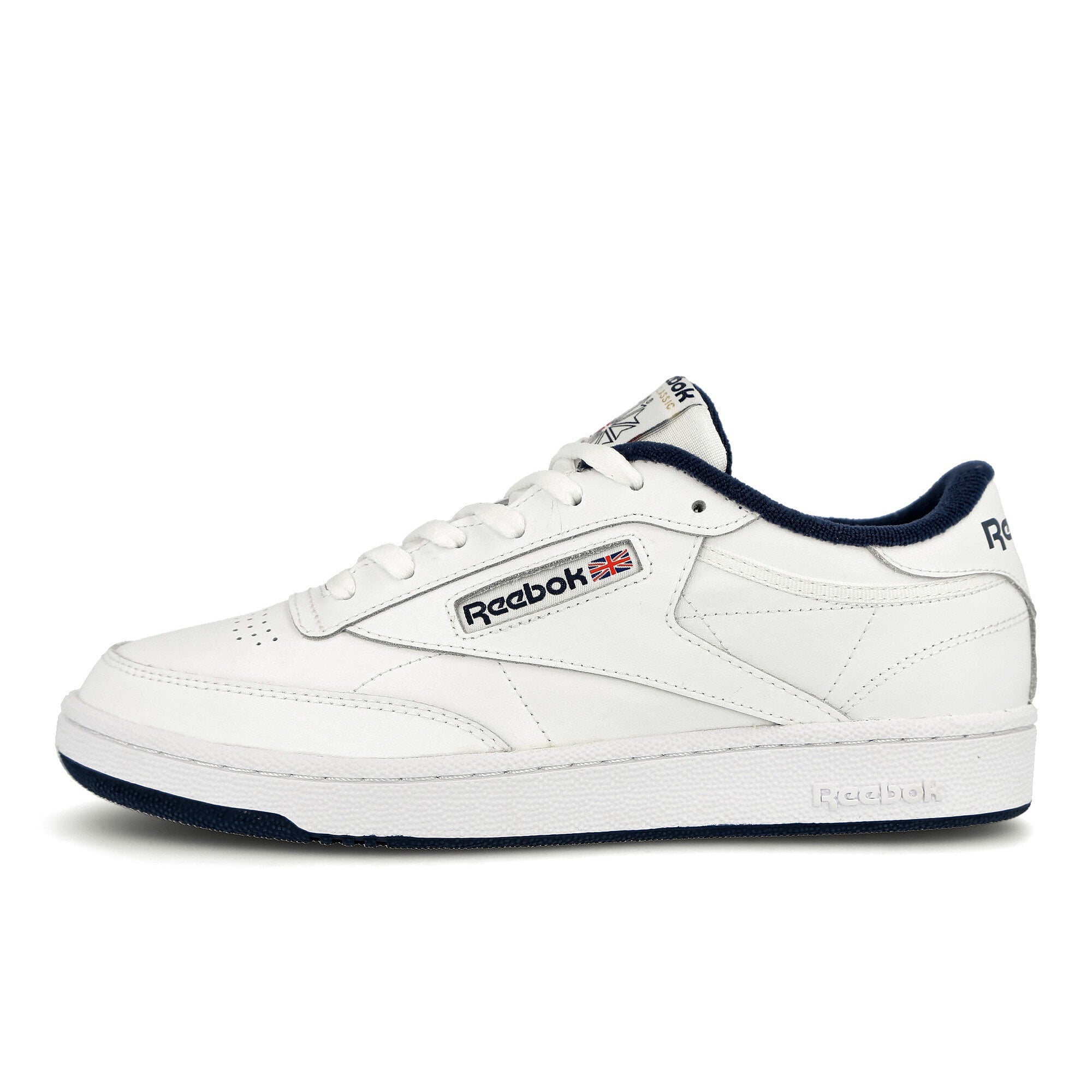 Reebok club c 85 White / Navy Low Top Sneakers AR0457 | Overkill