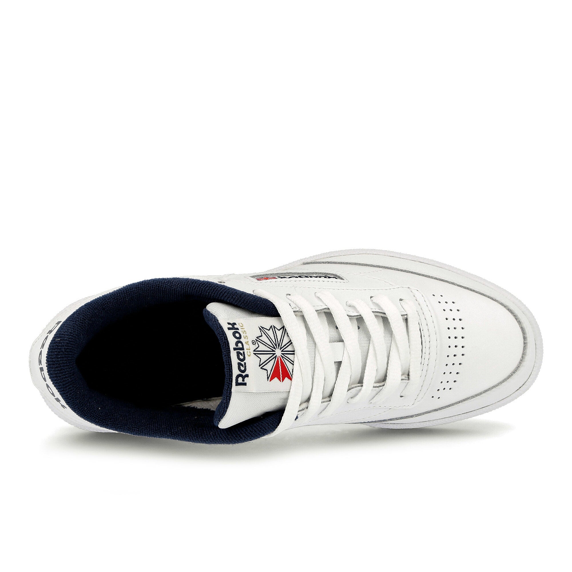 Reebok club c 85 White / Navy Low Top Sneakers  Detailfoto | Overkill