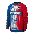 Nike Sportswear Paris Crew Team Royal / University Red / Summit White Sweatshirts AR1987 477 | Overkill