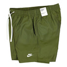 Nike NSW Woven Flow Shorts Rough Green / White Shorts Close-up | Overkill