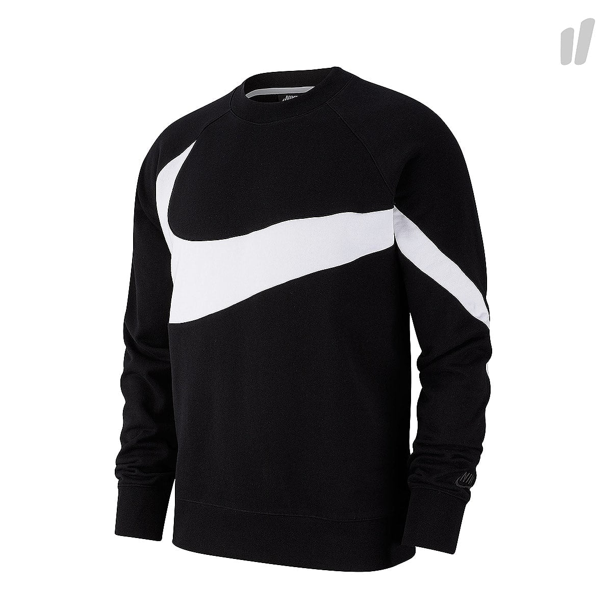 Nike Sportswear Crew Black / White / Black / Black Sweatshirts AR3088 012 | Overkill
