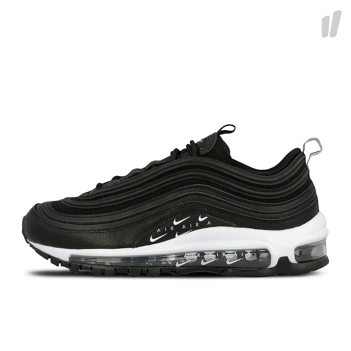 Nike wmns air max 97 lux Black-Black - White Sneakers AR7621 001 | Overkill
