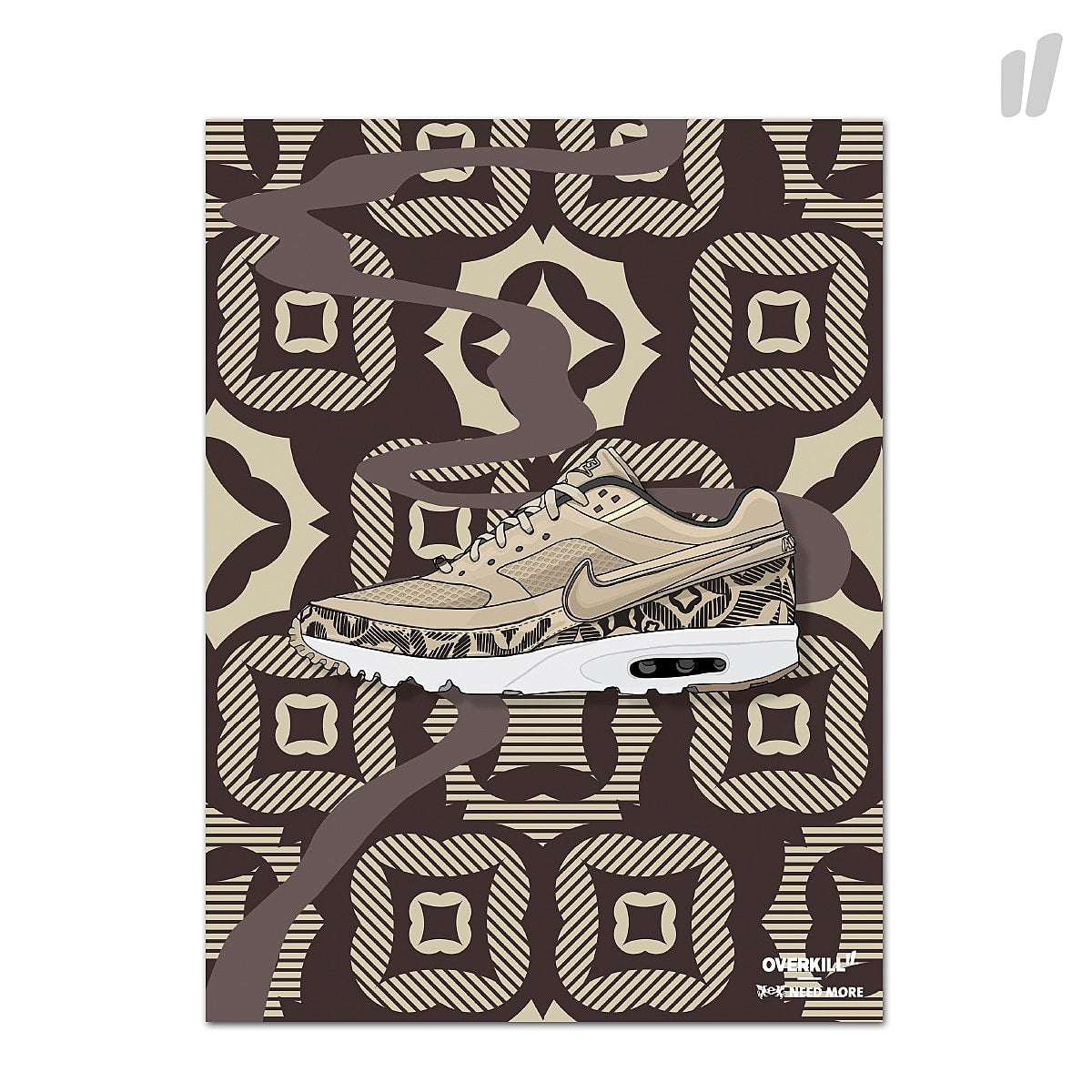 Need More Overkill x Need More Art Print London Other Prints London | Overkill