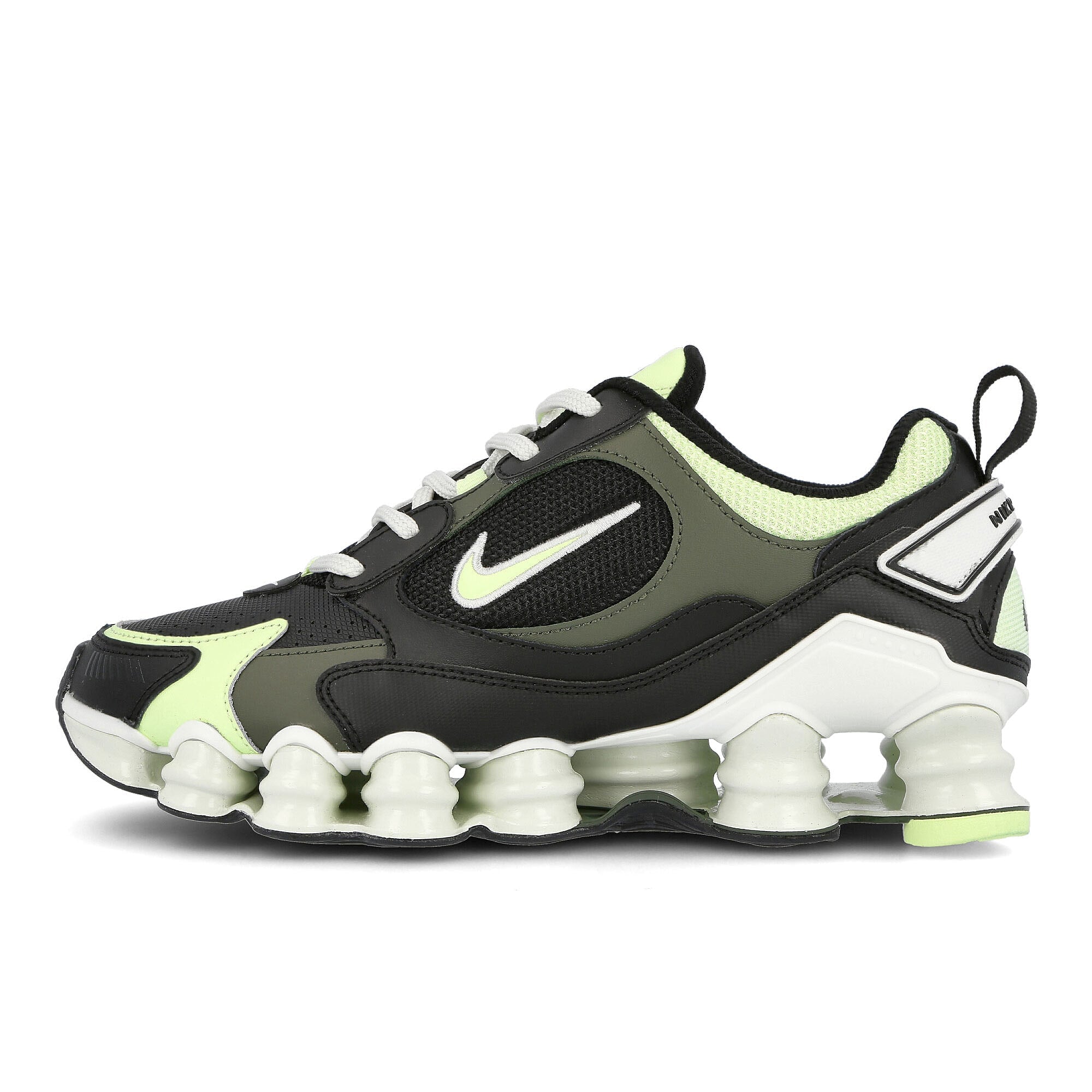 Nike wmns shox tl nova Black / Barely Volt - Cargo Khaki  AT8046 001 | Overkill