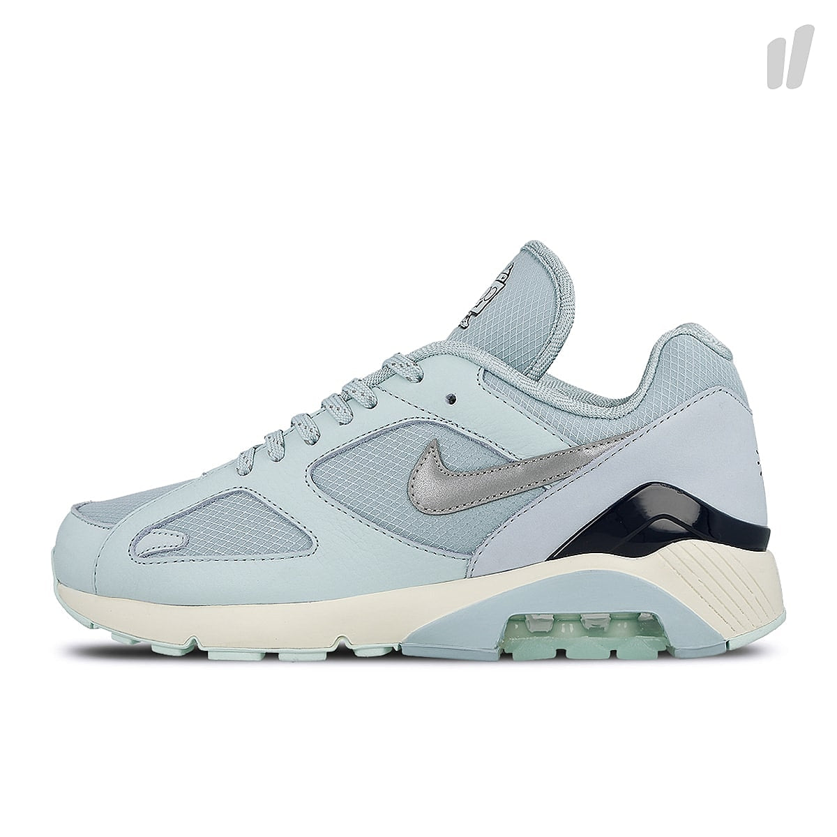 Nike air max 180 Ocean Bliss-Metallic Silver - Igloo Low Top Sneakers AV3734 400 | Overkill