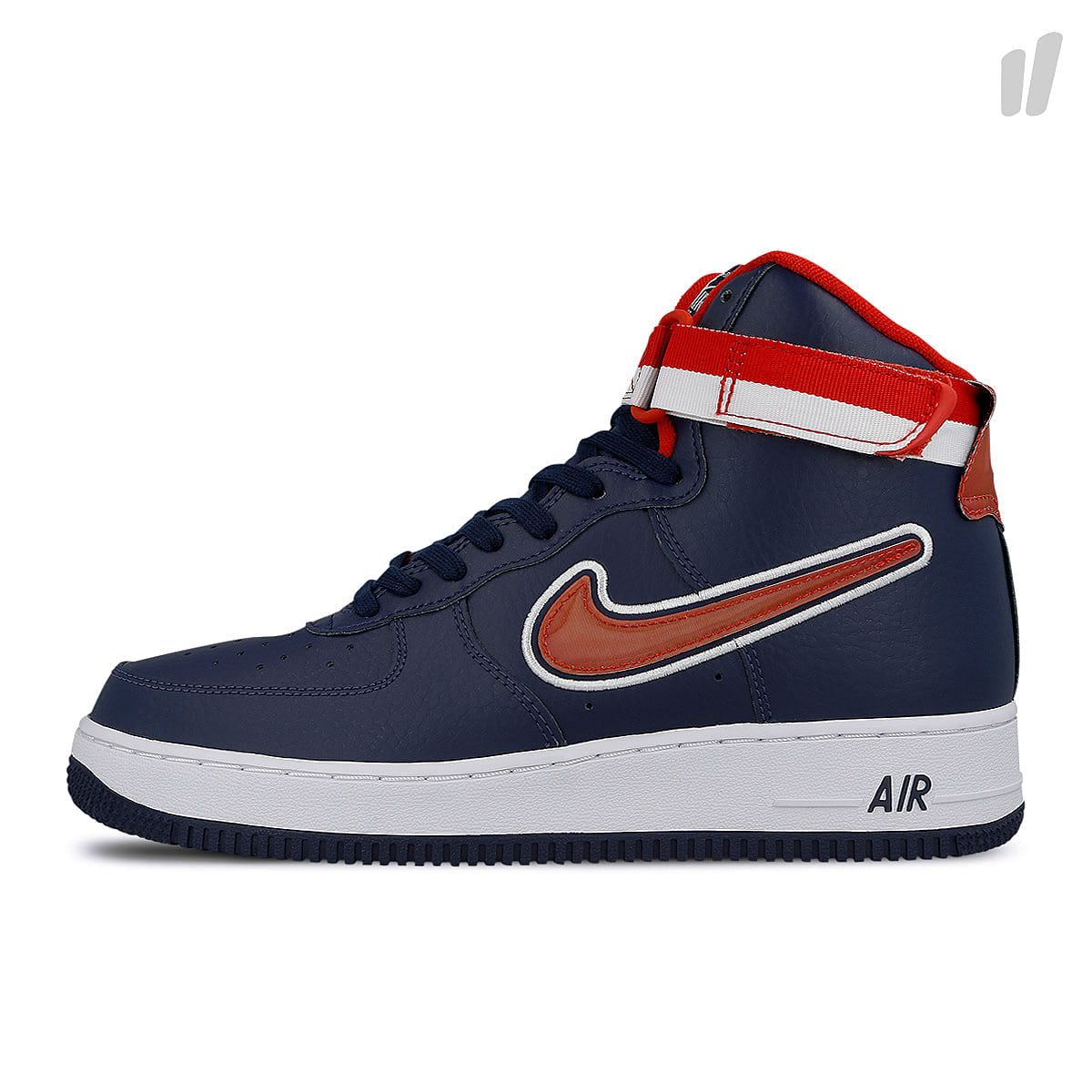 Nike air force 1 high `07 lv8 sport Midnight Navy-University Red - White High Top Sneakers AV3938 400 | Overkill
