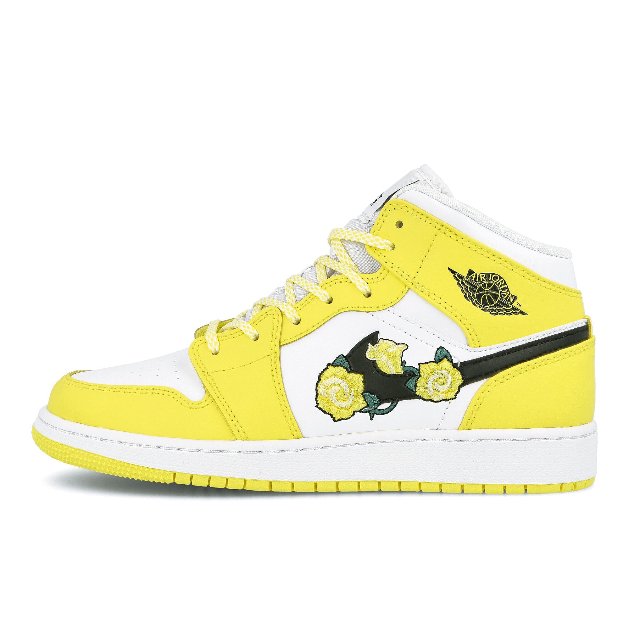 Jordan Air Jordan 1 Mid SE GS Dynamic Yellow / Black - White  AV5174 700 | Overkill
