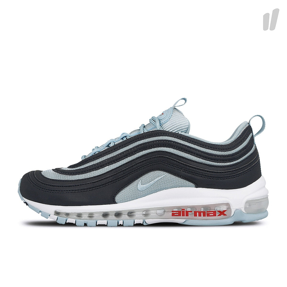 Nike air max 97 premium Dark Obsidian-Ocean Bliss - University Red Sneakers AV7025 400 | Overkill